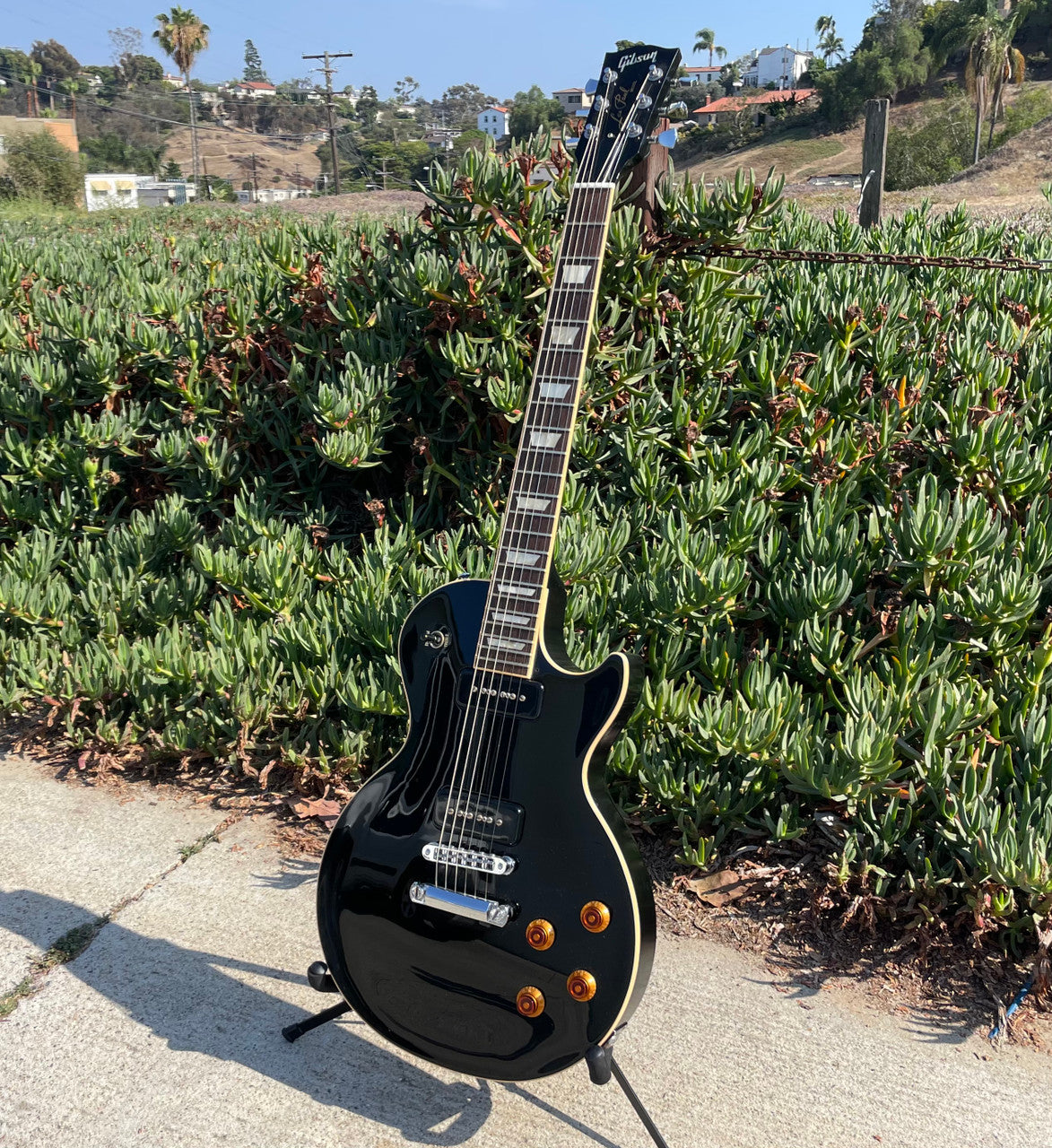 GIBSON 2011 LES PAUL TRADITIONAL PRO SPLIT COIL P90 EBONY