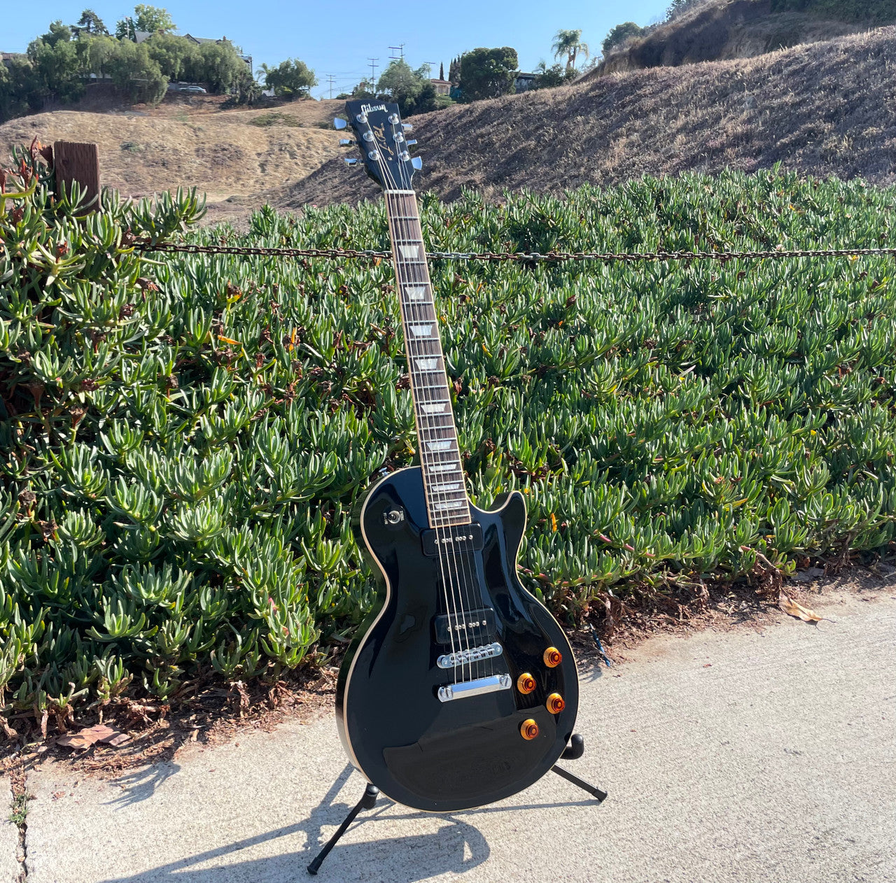 GIBSON 2011 LES PAUL TRADITIONAL PRO SPLIT COIL P90 EBONY