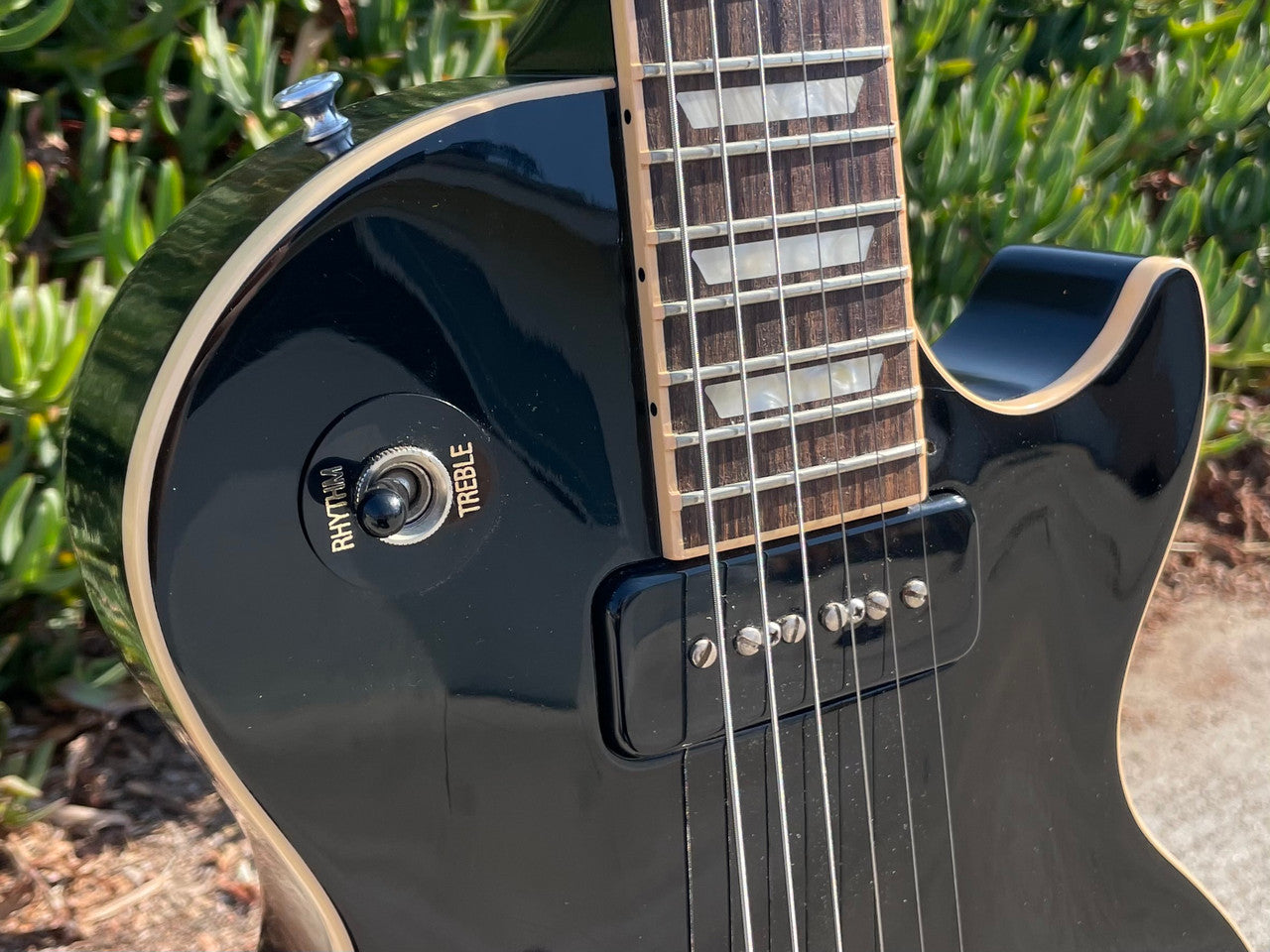 GIBSON 2011 LES PAUL TRADITIONAL PRO SPLIT COIL P90 EBONY