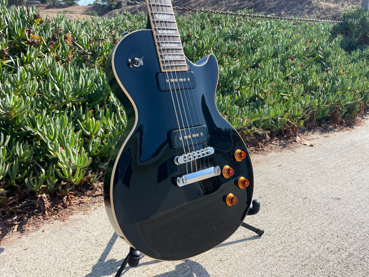 GIBSON 2011 LES PAUL TRADITIONAL PRO SPLIT COIL P90 EBONY