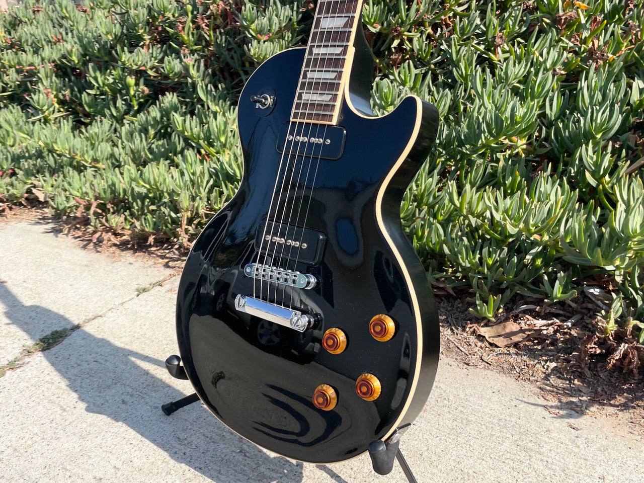 GIBSON 2011 LES PAUL TRADITIONAL PRO SPLIT COIL P90 EBONY