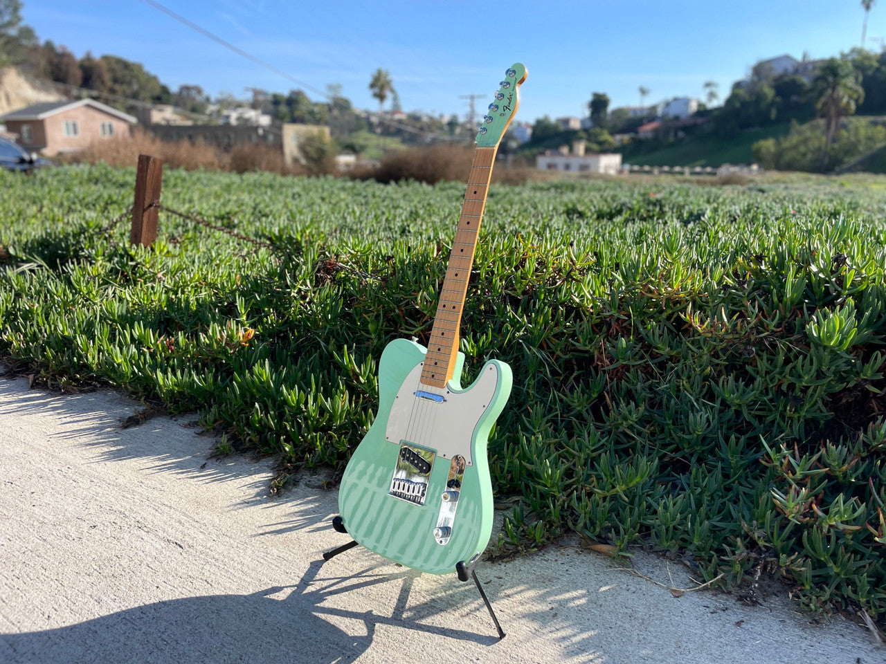 Fender FSR Telecaster Surf green matching headstock w/ matching Fender Blues Jr.