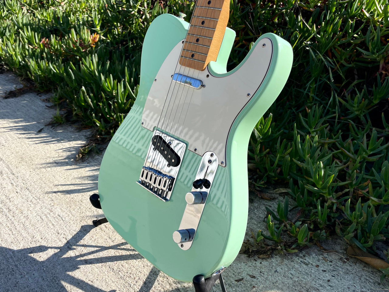 Fender FSR Telecaster Surf green matching headstock w/ matching Fender Blues Jr.
