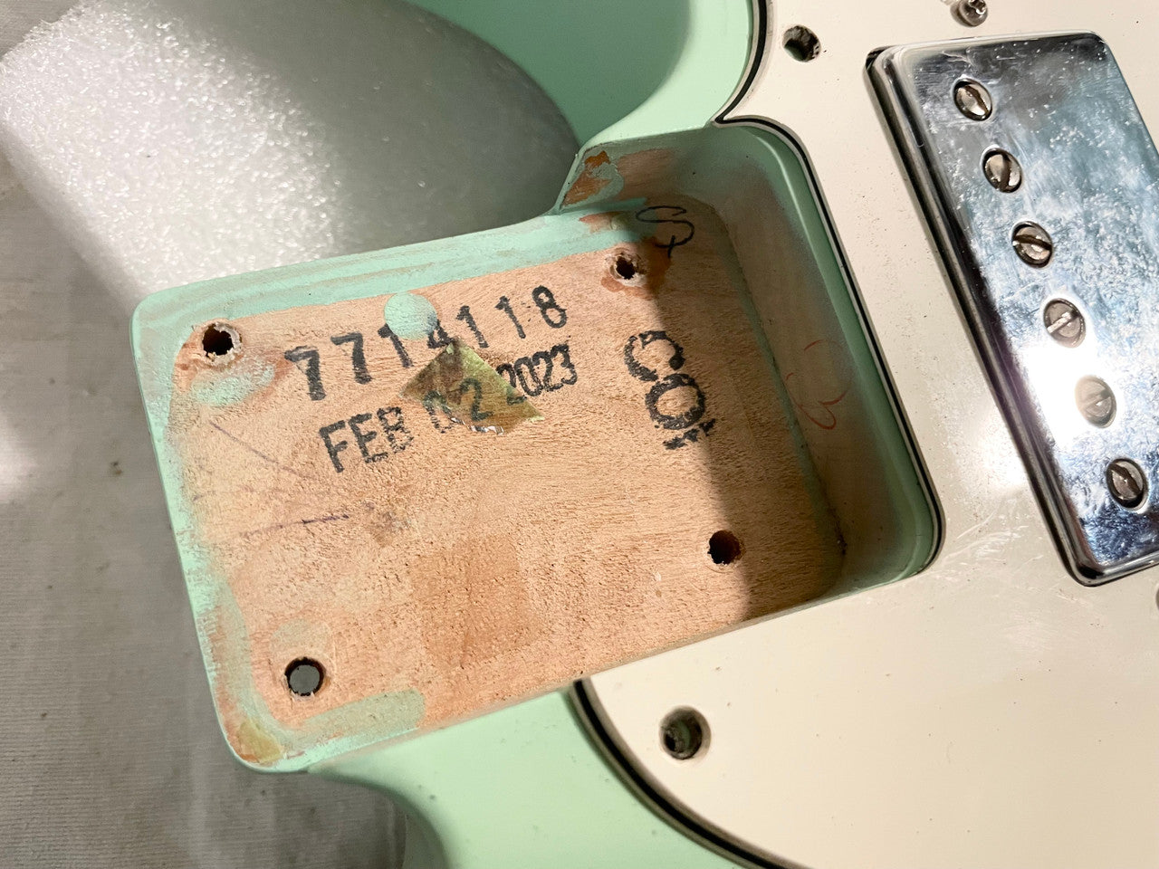Fender American Performer Telecaster Hum Surf Green 2023