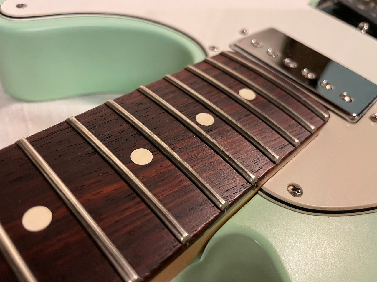 Fender American Performer Telecaster Hum Surf Green 2023