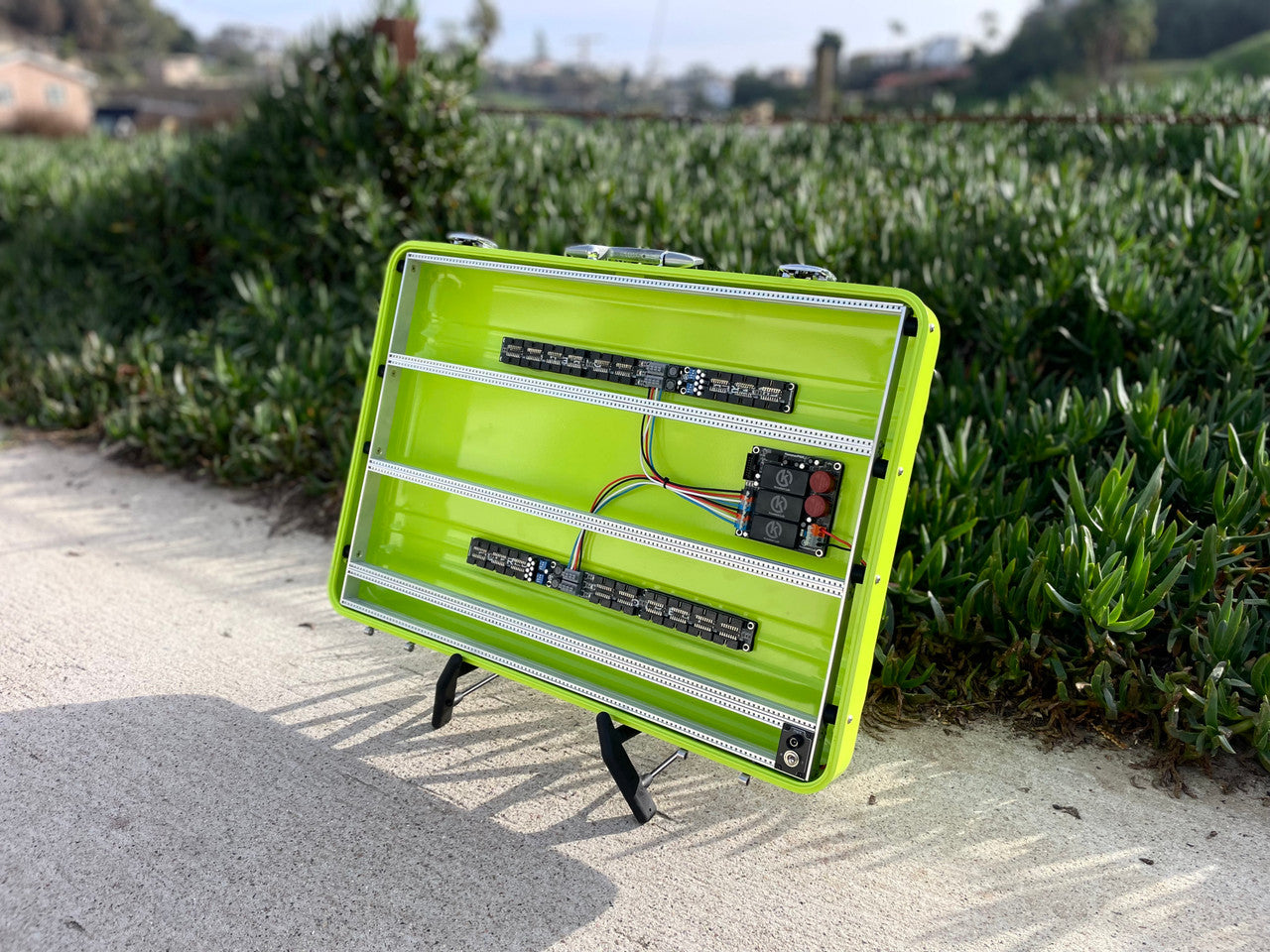 BPNYC ZERO Centurion Elite Eurorack Modular Travel Case 10U 480HP VERDE LIMON (SOLD)