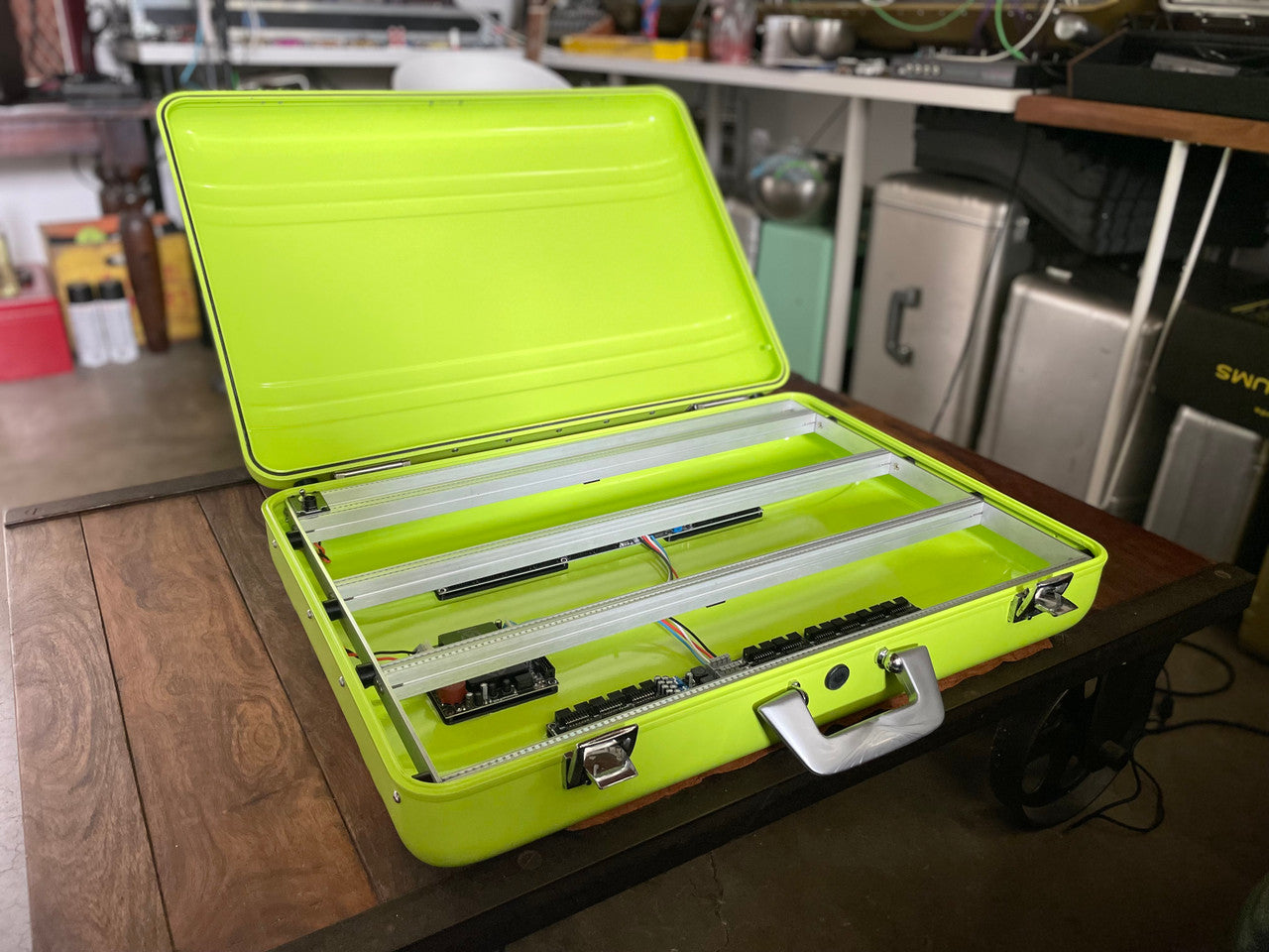 BPNYC ZERO Centurion Elite Eurorack Modular Travel Case 10U 480HP VERDE LIMON (SOLD)