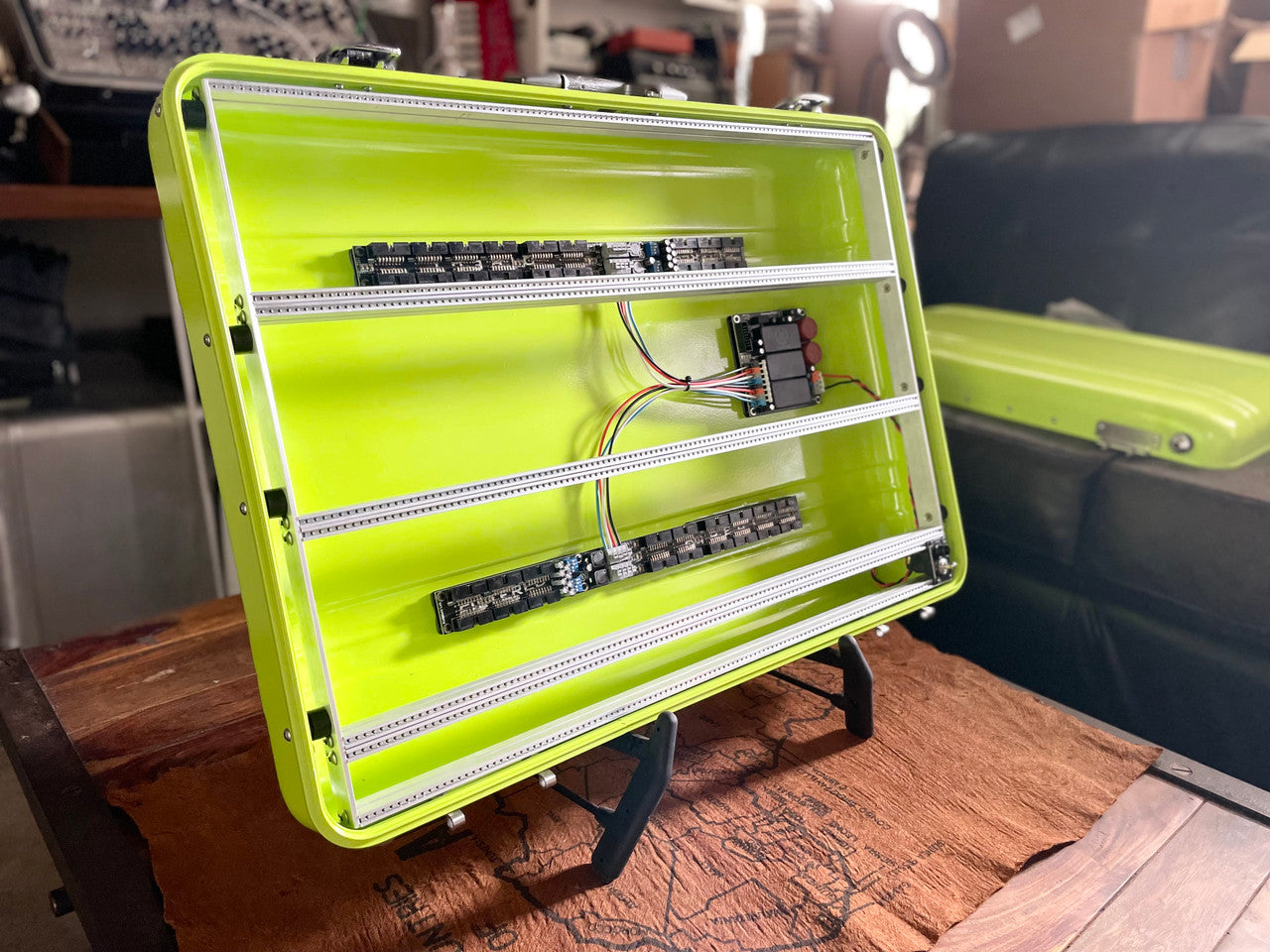 BPNYC ZERO Centurion Elite Eurorack Modular Travel Case 10U 480HP VERDE LIMON (SOLD)