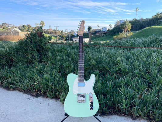 Fender American Performer Telecaster Hum Surf Green 2023