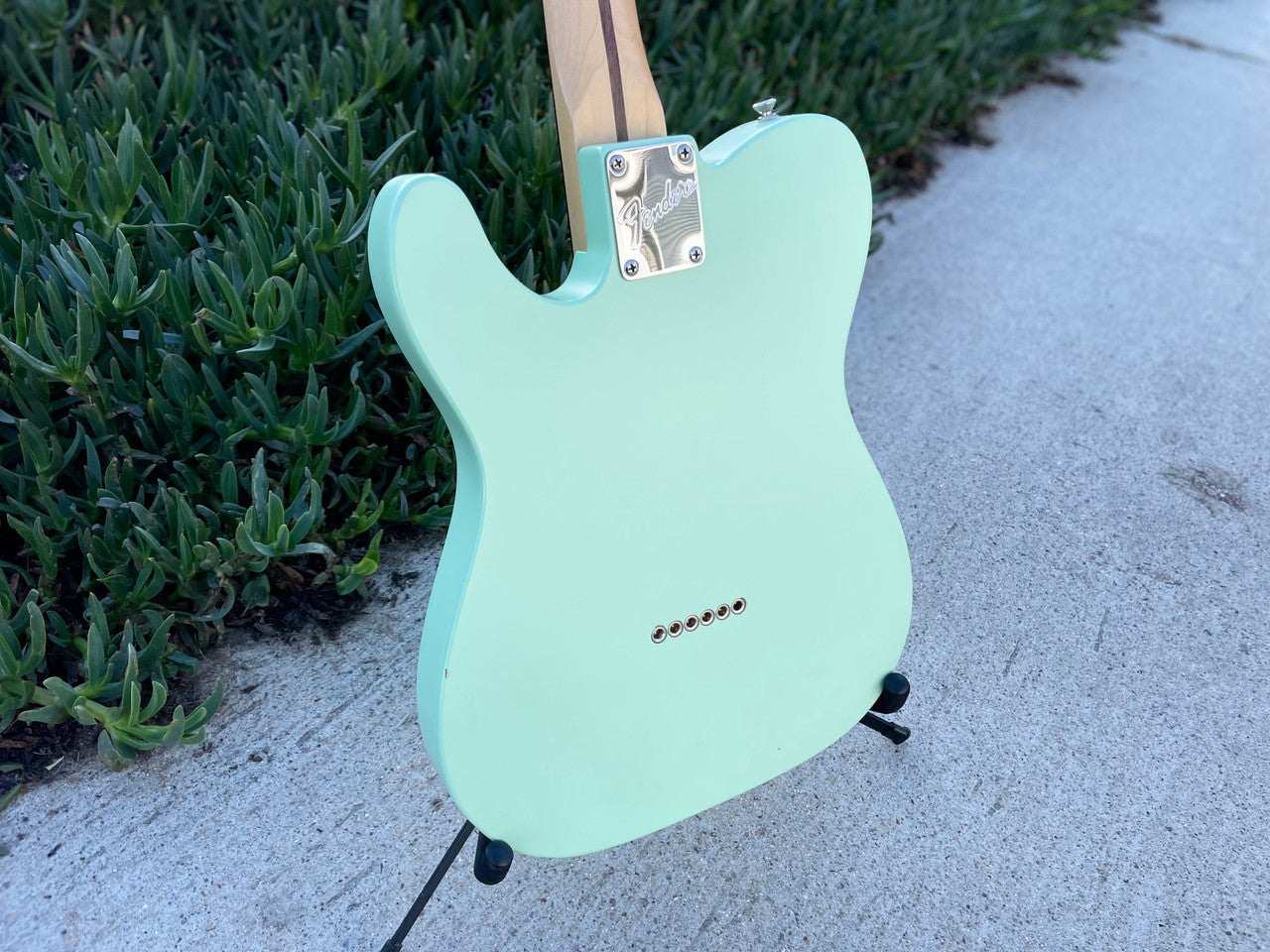 Fender American Performer Telecaster Hum Surf Green 2023
