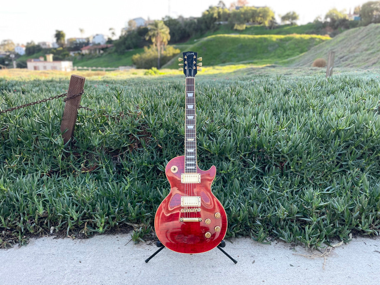 2006 Les Paul Standard Plus Wine Red Flame Top