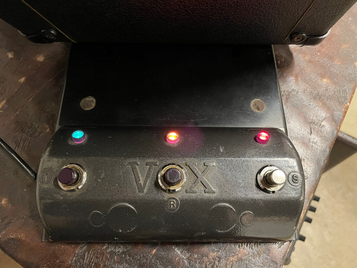 Vox Galaxie Amp 1960s Solid State - Complete w/Lamp, Footswitch & new 3-Prong Plug