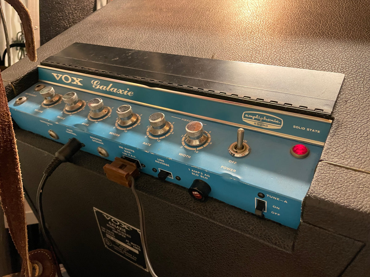 Vox Galaxie Amp 1960s Solid State - Complete w/Lamp, Footswitch & new 3-Prong Plug