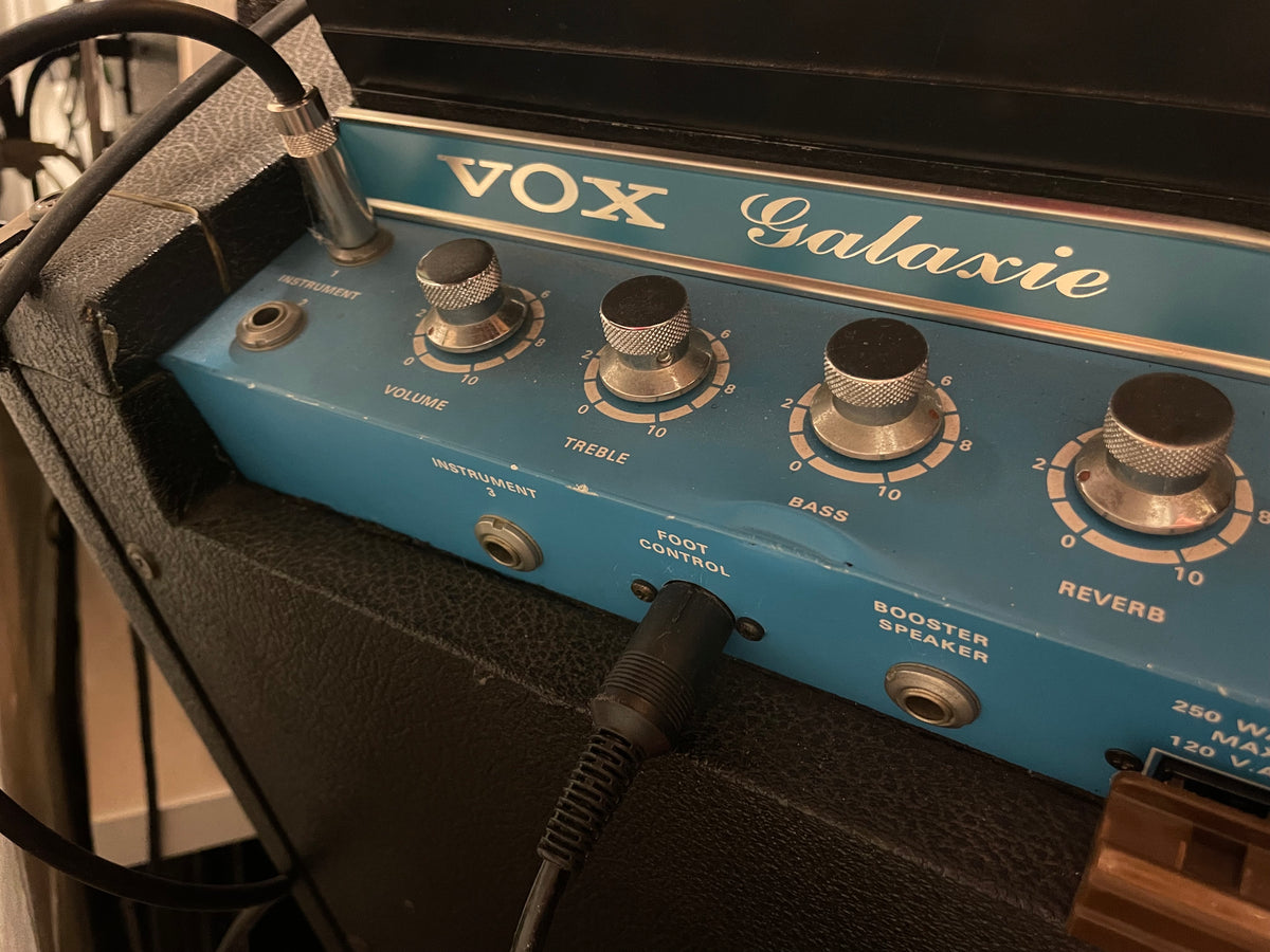 Vox Galaxie Amp 1960s Solid State - Complete w/Lamp, Footswitch & new 3-Prong Plug