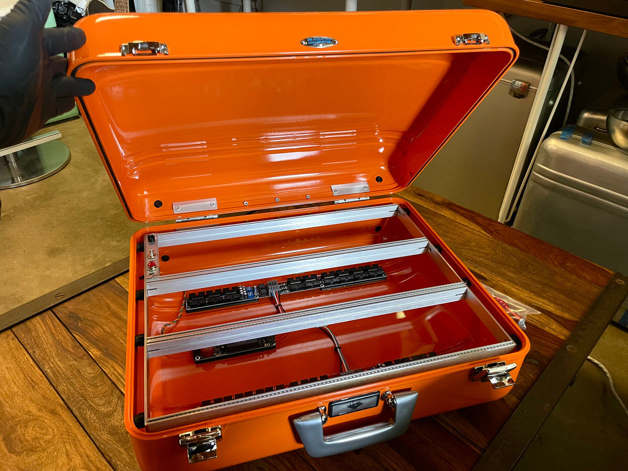 BPNYC ZERO Halliburton Eurorack Modular Travel Case 9U 96hp "ORANGE" Pre-Order