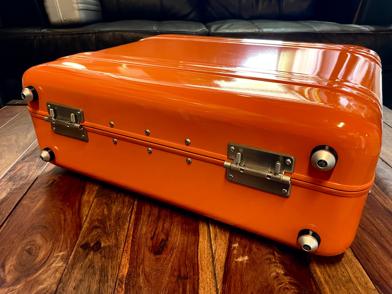 Buchla Tiptop 200t series with BPNYC ZERO Halliburton Eurorack Modular Travel Case 9U #3 ORANGE Pre-Order