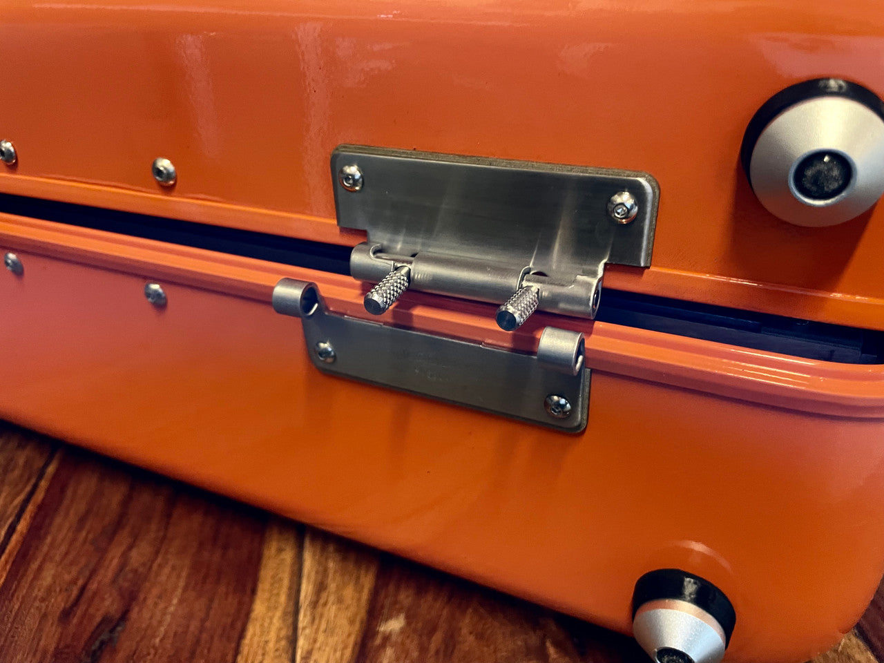 Buchla Tiptop 200t series with BPNYC ZERO Halliburton Eurorack Modular Travel Case 9U #3 ORANGE Pre-Order