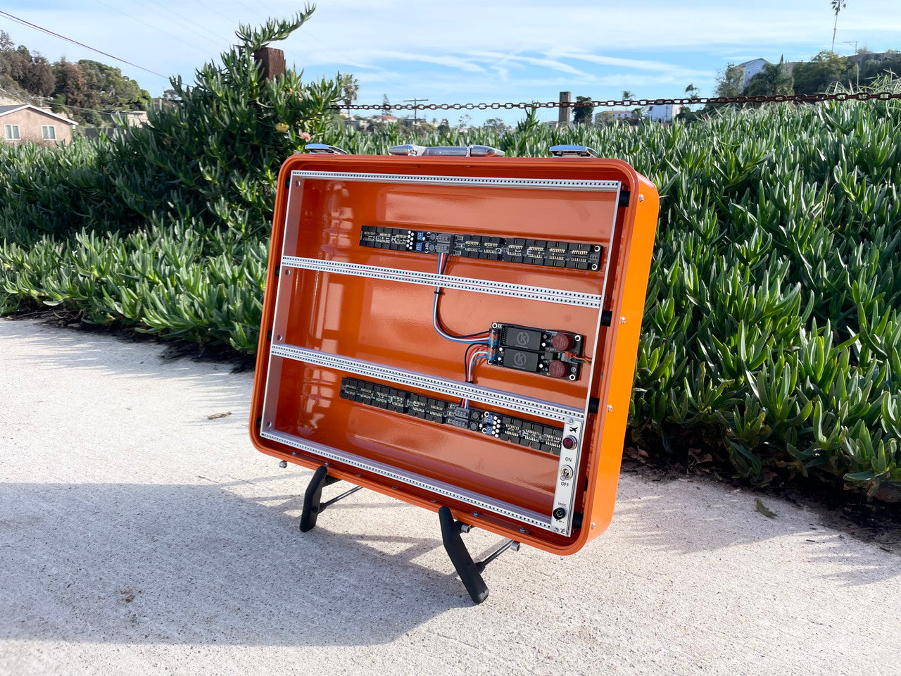 BPNYC ZERO Halliburton Eurorack Modular Travel Case 9U 96hp "ORANGE" Pre-Order