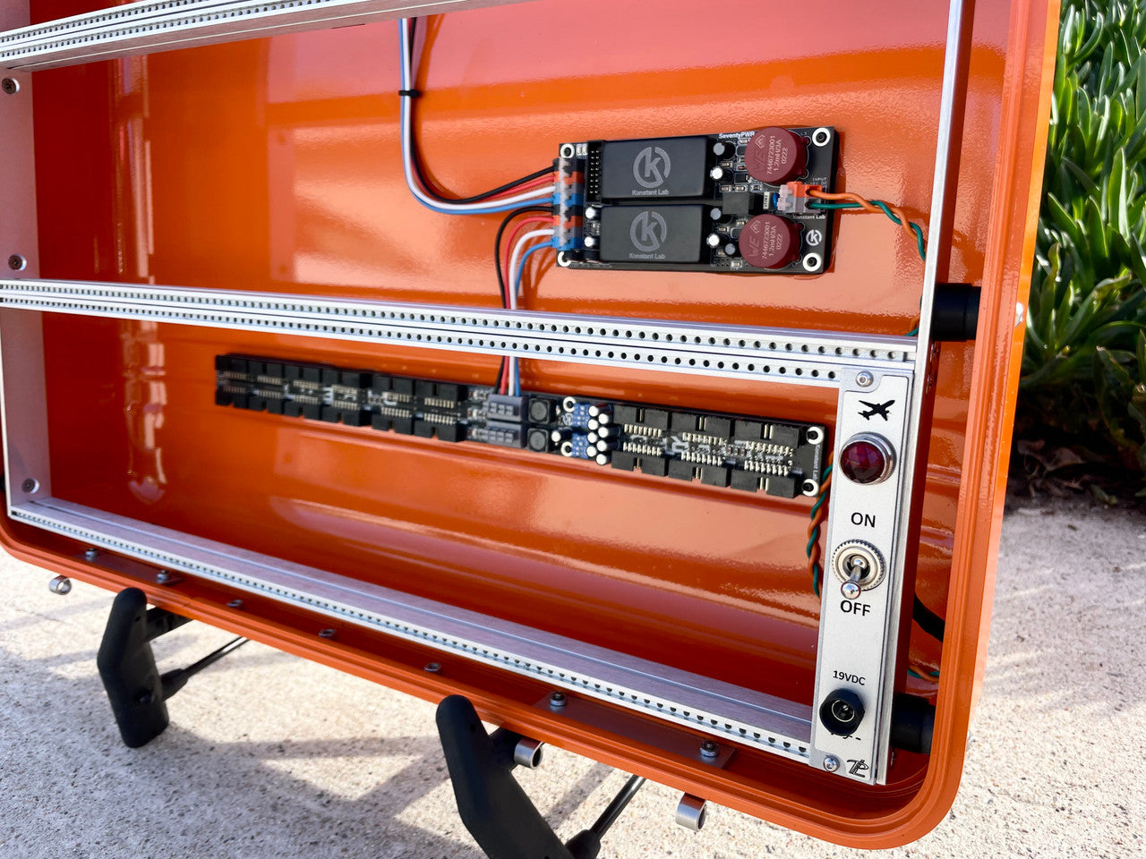 BPNYC ZERO Halliburton Eurorack Modular Travel Case 9U 96hp "ORANGE" Pre-Order