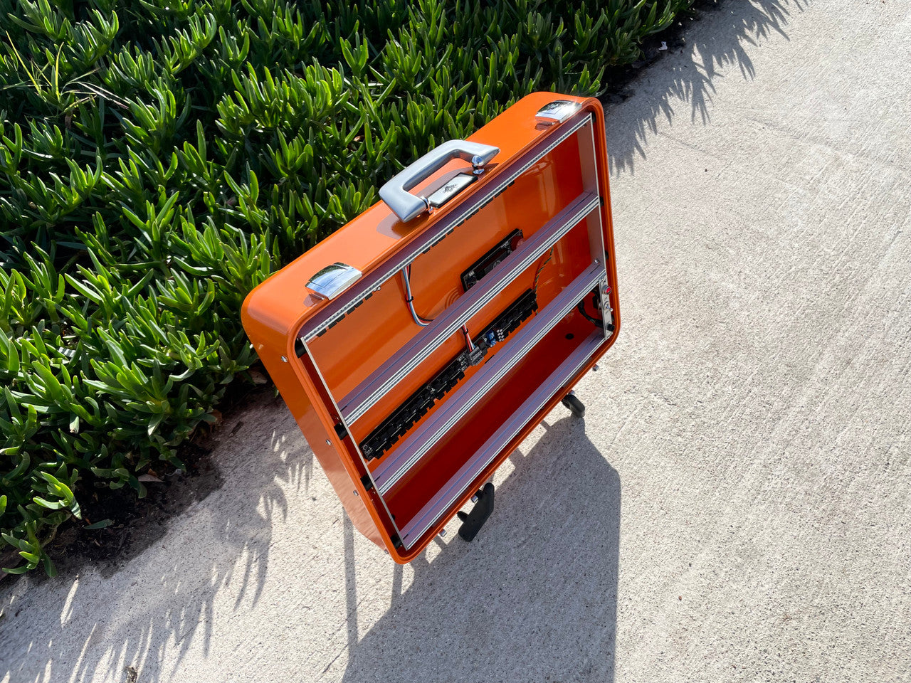 BPNYC ZERO Halliburton Eurorack Modular Travel Case 9U 96hp "ORANGE" Pre-Order