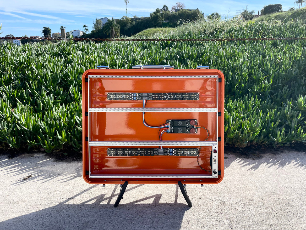 BPNYC ZERO Halliburton Eurorack Modular Travel Case 9U 96hp "ORANGE" Pre-Order