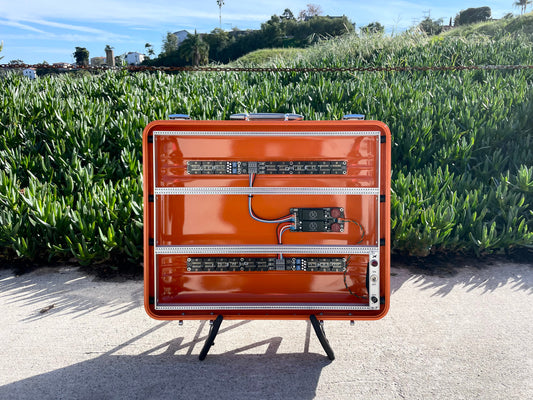 BPNYC ZERO Halliburton Eurorack Modular Travel Case 9U 96hp "ORANGE" Pre-Order