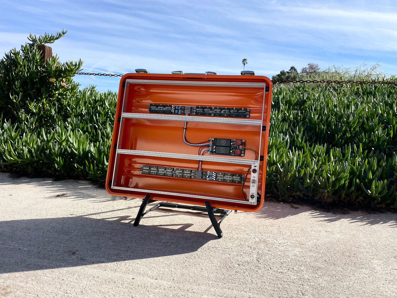 BPNYC ZERO Halliburton Eurorack Modular Travel Case 9U 96hp "ORANGE" Pre-Order