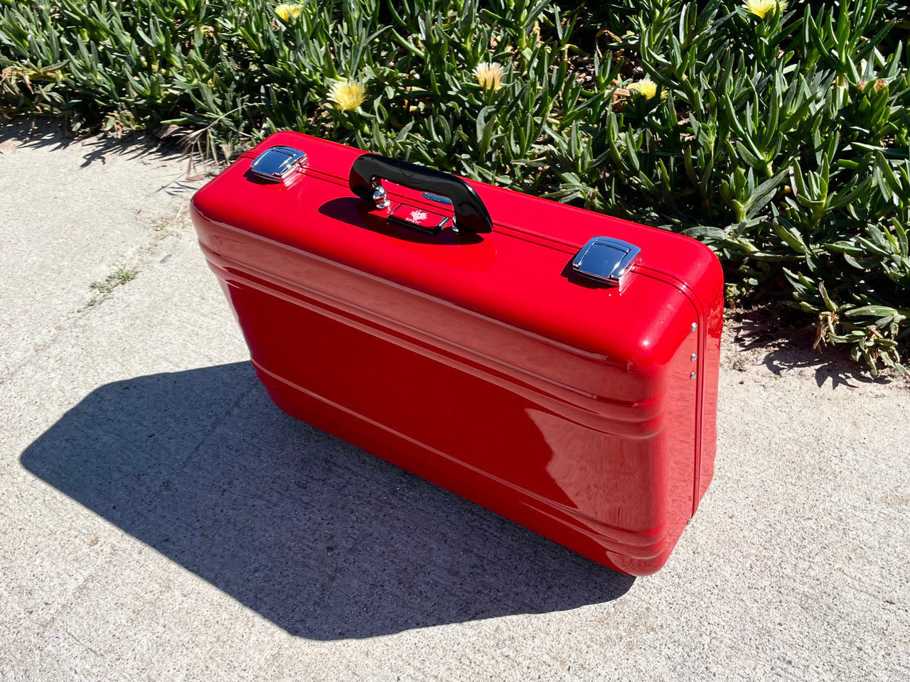 Buchla Tiptop 200t series with BPNYC ZERO Halliburton Eurorack Modular Travel Case 7U "REDRUM" Pre-Order