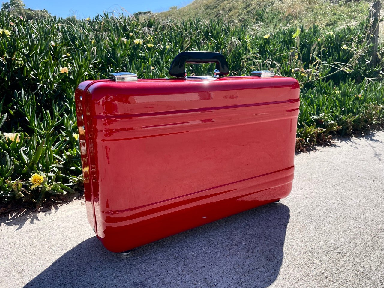 Buchla Tiptop 200t series with BPNYC ZERO Halliburton Eurorack Modular Travel Case 7U "REDRUM" #2 Pre-Order