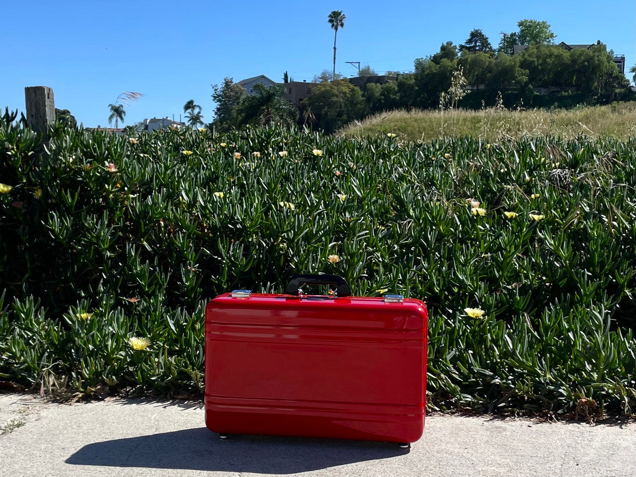 Buchla Tiptop 200t series with BPNYC ZERO Halliburton Eurorack Modular Travel Case 7U "REDRUM" Pre-Order