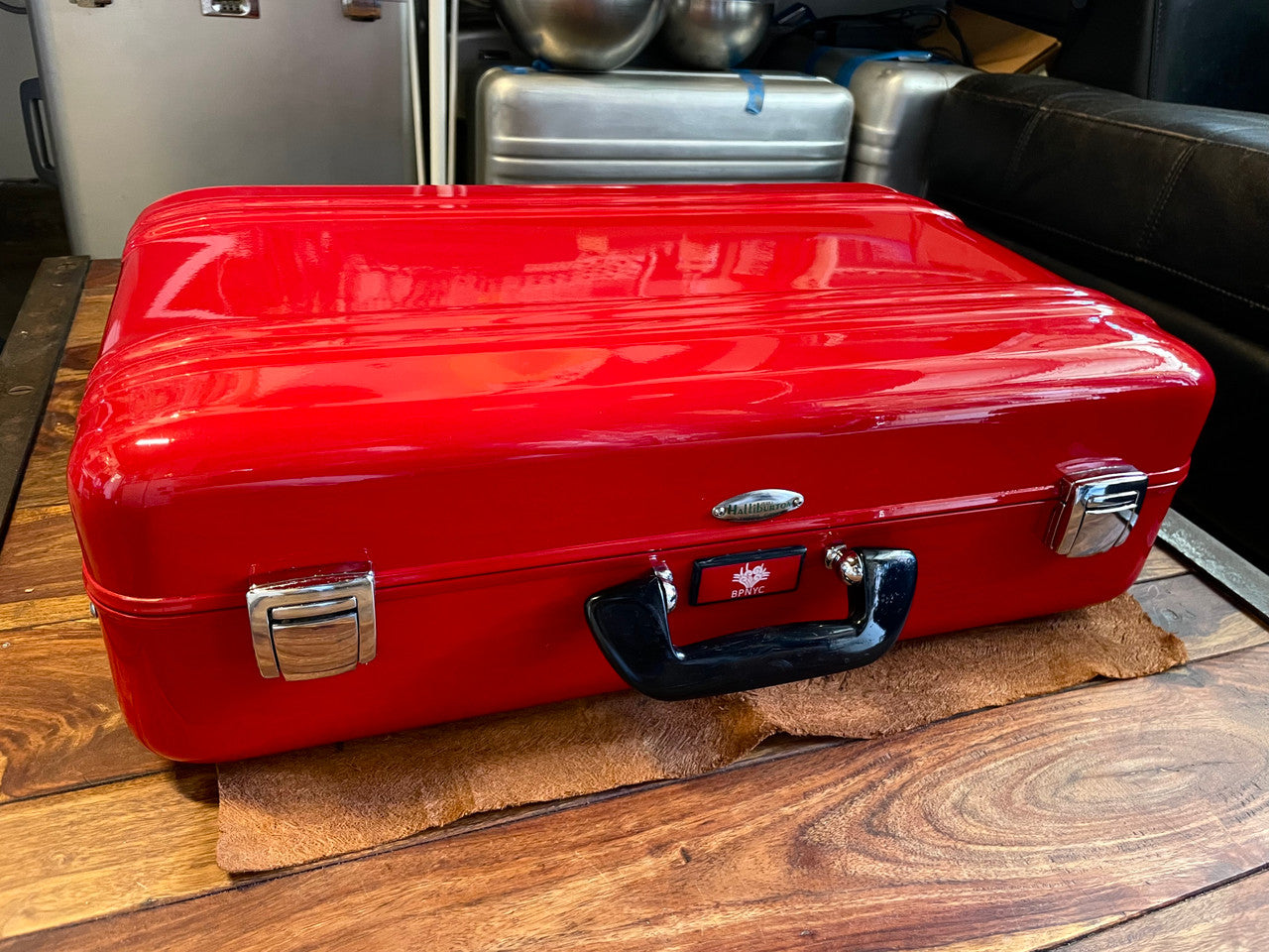 Buchla Tiptop 200t series with BPNYC ZERO Halliburton Eurorack Modular Travel Case 7U "REDRUM" #2 Pre-Order