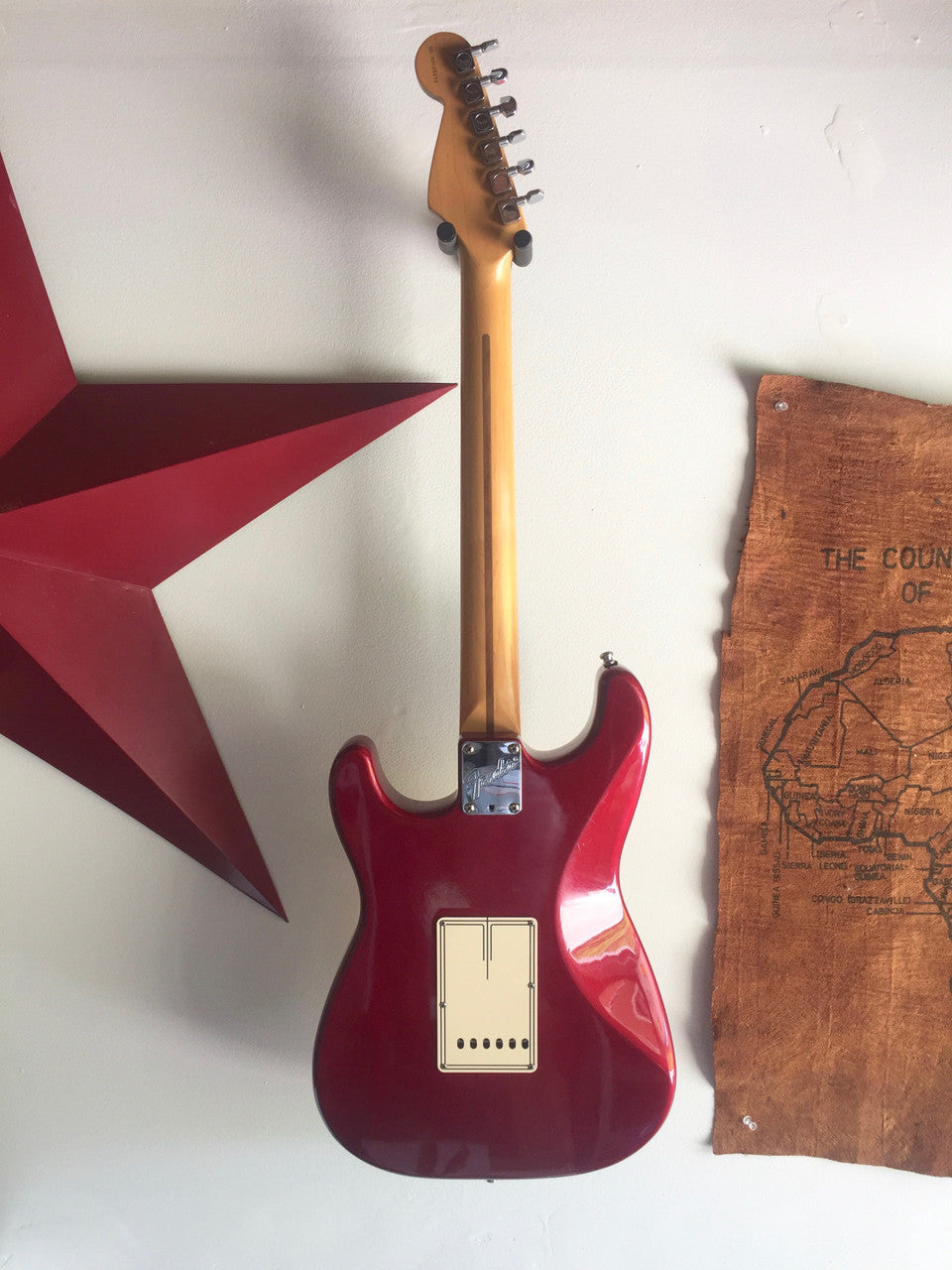 Fender AMERICAN STANDARD STRATOCASTER 1995 "Matching Headstock" w/Streamline pickguard etc.