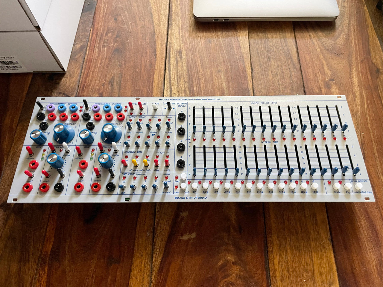 Buchla Tiptop 200t series with BPNYC ZERO Halliburton Eurorack Modular Travel Case 7U "REDRUM" #2 Pre-Order
