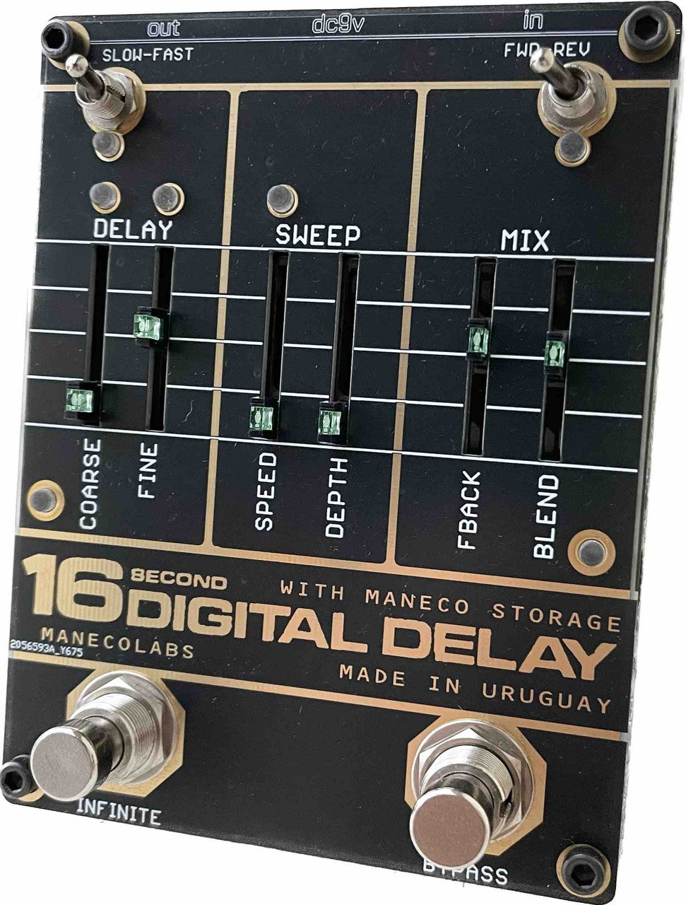 Maneco Labs SIXTEEN SECONDS DELAY VINTAGE COMPACT pedal