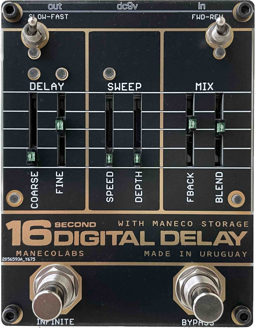 Maneco Labs SIXTEEN SECONDS DELAY VINTAGE COMPACT pedal