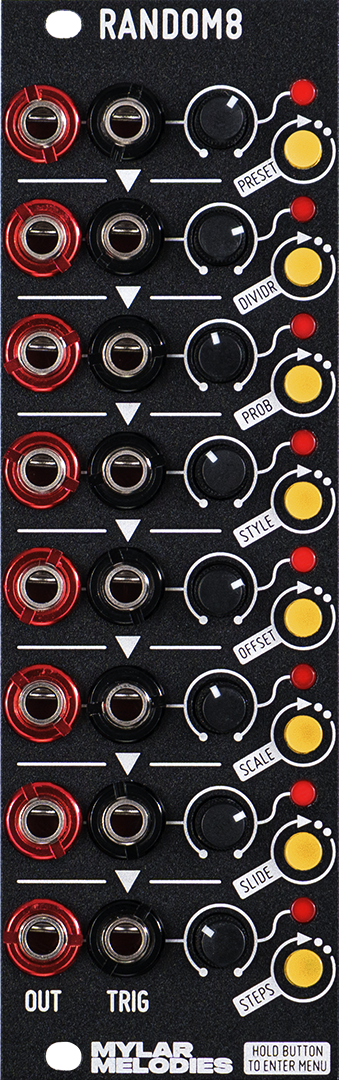 Befaco/Myler melodies RANDOM8 Pre-Order