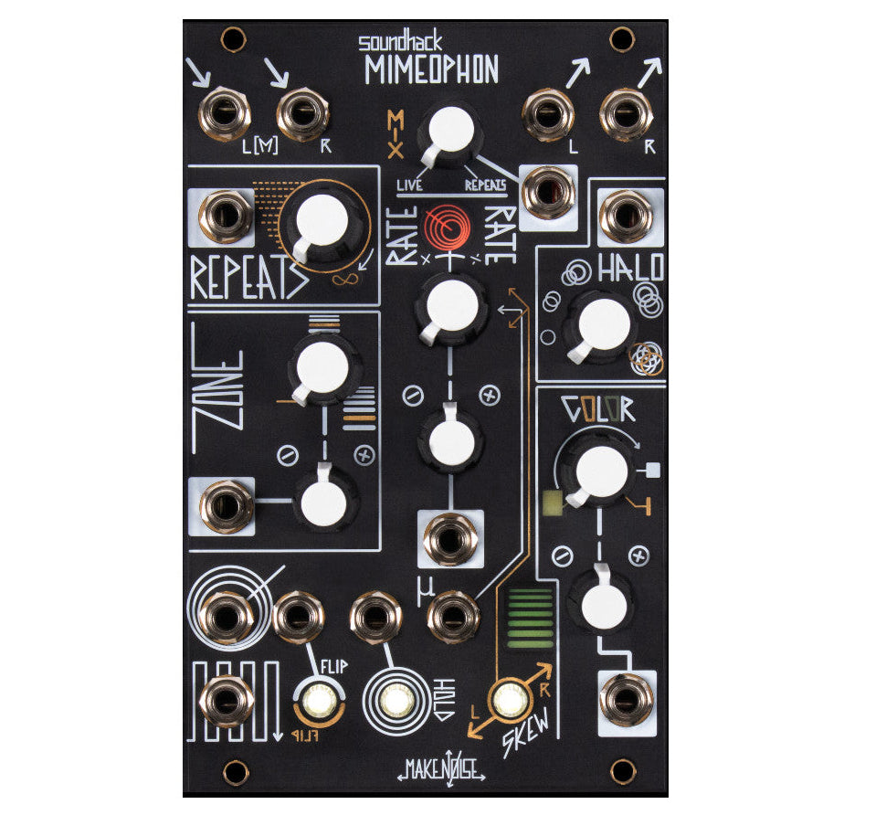 Make Noise  Mimeophon - Multi Color-Zone Stereo Repeater Pre-Order