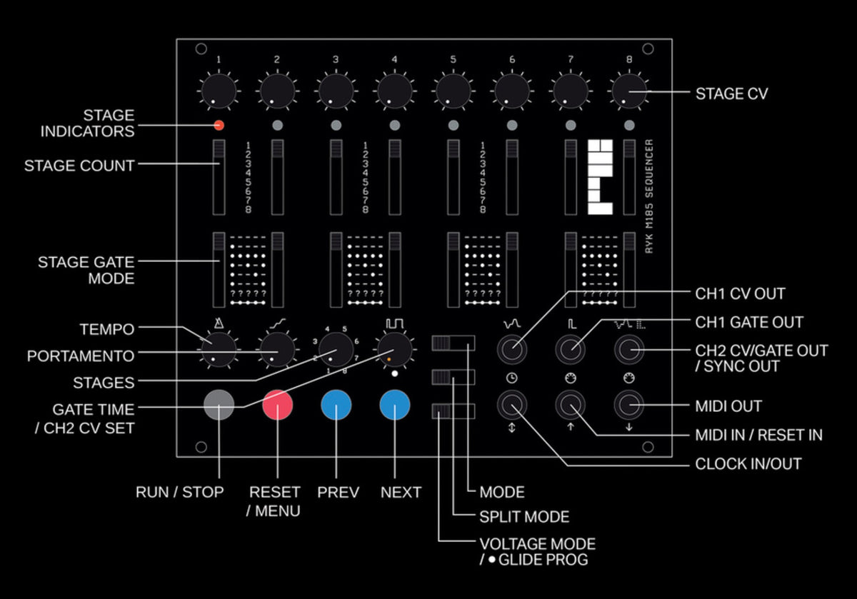RYK Modular M185 Sequencer Pre-Order