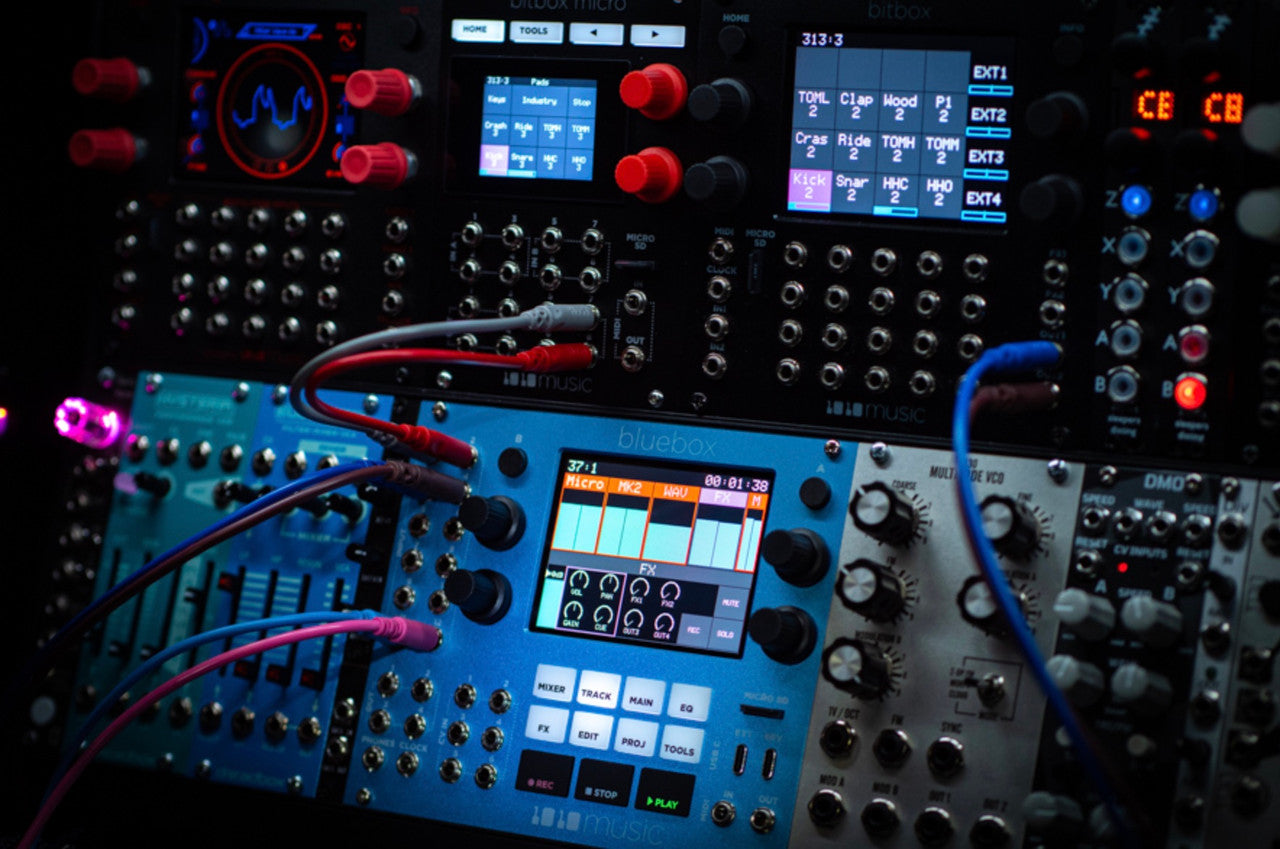 1010MUSIC Bluebox for Eurorack – Compact Digital Mixer/Recorder Pre-Order