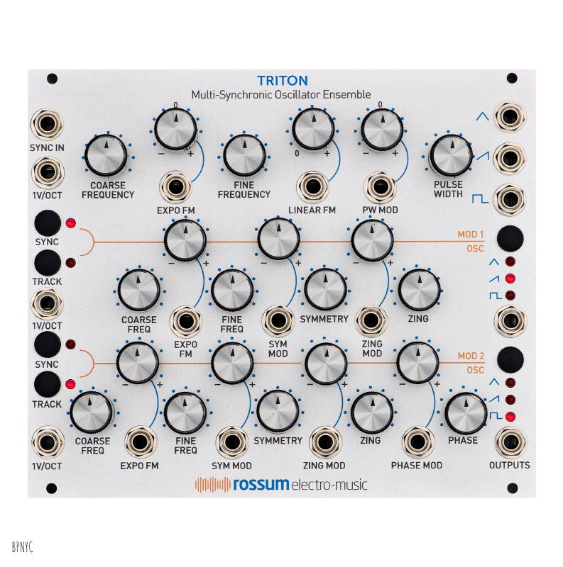 Rossum TRITON (formerly known as TRIDENT)- Multi-Synchronic Triple Analog Oscillator Ensemble Pre-Order