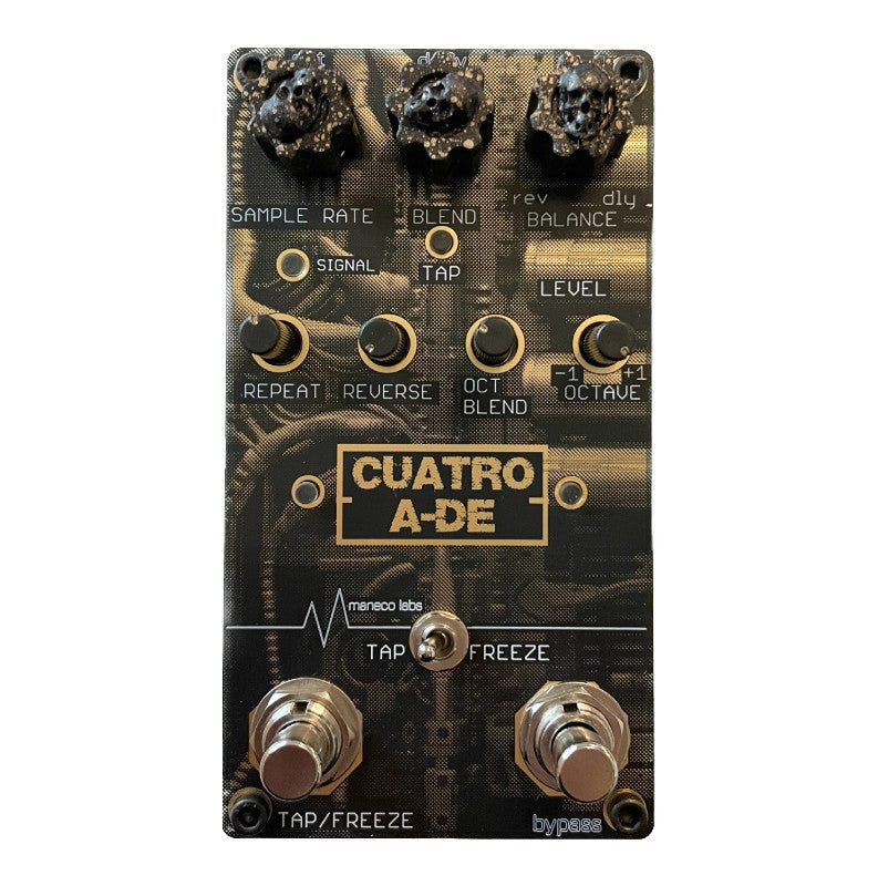 Maneco Labs CUATRO A DE (4AD) DELAY REVERB Pedal
