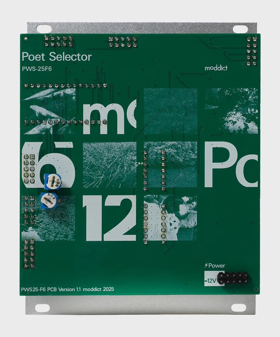 moddict Poet Selector   [Stereo processor + Classic Sampler Filter]