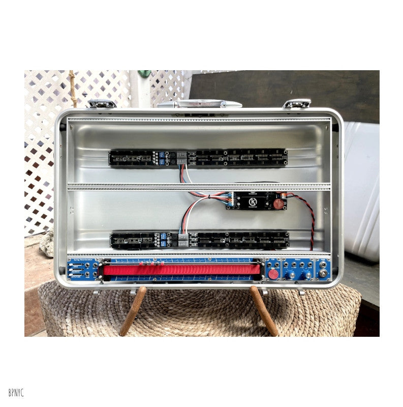 BPNYC ZERO Halliburton Eurorack Modular Travel Case w/Pulp Logic 1U Pre-Order