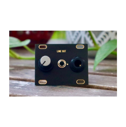 Dusty Clouds Line OUT 1U Alternative panel Matte Black / Gold