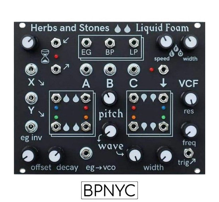 Herbs and Stones Liquid Foam (eurorack)