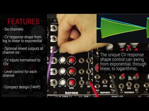 BEFACO HexMix VCA - Six chanel VCA / Mixer