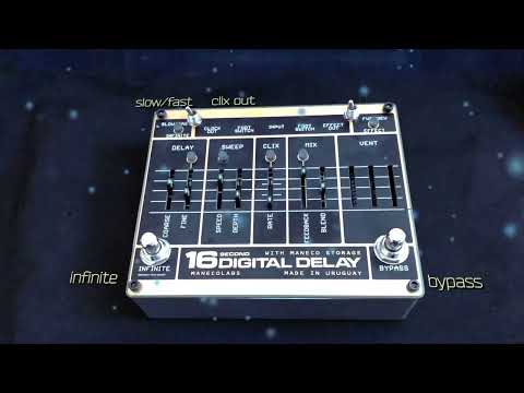Maneco Labs SIXTEEN SECONDS DELAY REISSUE (Blk & Silver)