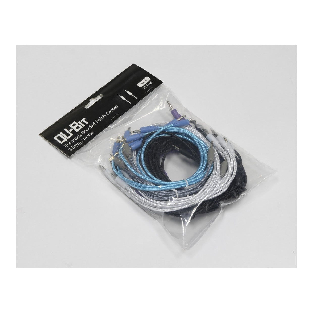 Qubit Electronix Eurorack Braided Patch Cables, 25 Pack Pre-Order