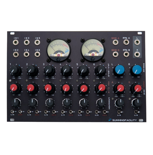 Audio Gear Obsession SUMMINGFACILITY - 6 Channels 2 Buses Stereo Mixer