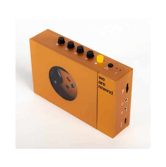 we are rewind BLUETOOTH CASSETTE PLAYER • SERGE(orange)